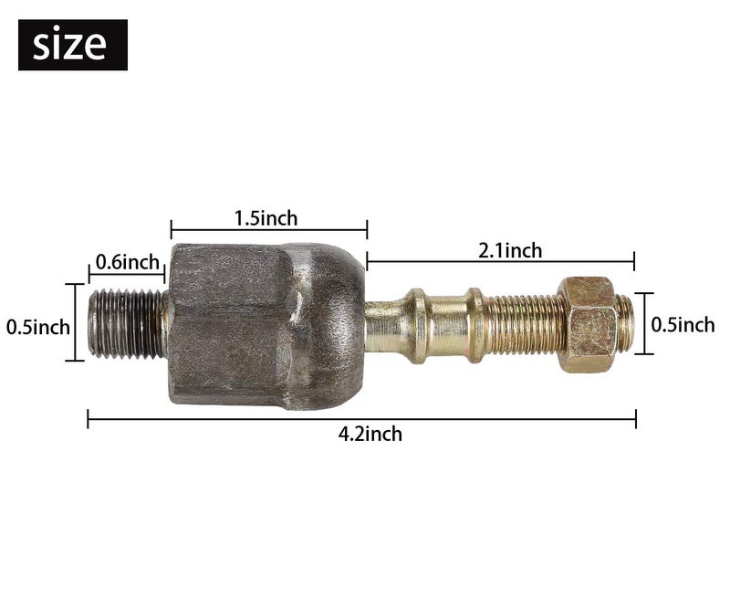 10L0L Club Car DS Ball Joint Inner and Nut Steering Rack Assembly for Golf Cart Club Car DS (1997-up) Replacement Part 101880201 1018802-01 - Image 3